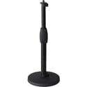 Photo of Gator GFW-MIC-0601 Frameworks Desktop Mic Stand with 6 Inch Round Base - Standard Twist Clutch