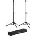 Photo of Gator GFWSPK0250SET Frameworks Mini Speaker Stand Pair with Carry Bag