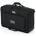 Gator G-LCD-TOTE-SMX2 Padded Nylon Carry Tote Bag for Transporting (2) LCD Screens Between 19 Inch - 24 Inch