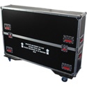 Gator G-TOURLCDV2-3743-X2 Dual ATA Road Case for 37-43 Inch Monitors