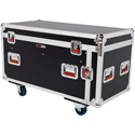 Gator GTOUR-MICSTAND-12 GTOUR Truck Pack Flight Case to Transport 12 Mic Stands - Black