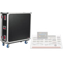 Gator GTOURWING G-Tour Flight Case for Behringer Wing Mixer Includes Casters and Doghouse.