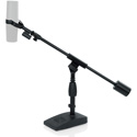 Photo of Gator Frameworks MIC-0822 Telescoping Boom Mic Stand for Desktop - Podcasting/Voiceover - Bass Drum & Amps