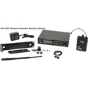 Photo of Galaxy Audio AS-1400M Wireless In-ear Monitor System with Receiver / Earbuds & Rackmount Kit - M Band 516-558MHz