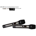 Photo of Galaxy Audio GTU-HHP5AB TREK UHF Dual Handheld Body Pack Headset - Wireless/UHF Mini Handheld System