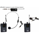 Photo of Galaxy Audio GTU-SVP5AB UHF Mini Dual Wireless System/1 Lav Mic & Headset Mic w/Transmitters & Dual Receiver