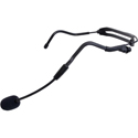 Galaxy Audio H2O7-BK-SHU Heavy Duty Waterproof Fitness Dual-Ear Headset Mic w/ Detachable Cable for Shure TA4F - Black