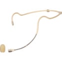 Galaxy Audio HSM24-OWP-2AT Waterproof Dual-Ear Headset Mic with 2 Audio-Technica Cables - Beige