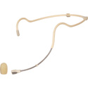 Galaxy Audio HSM24-OWP-2SHU Waterproof Dual-Ear Headset Mic with 2 Shure Cables - Beige