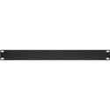 Photo of Middle Atlantic 1RU Flat Blank Rack Panel - Black Brushed and Anodized Aluminum