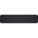 Photo of Middle Atlantic 3RU Blank Rack Panel - Black Brushed and Anodized Aluminum