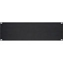 Photo of Middle Atlantic 4RU Blank Rack Panel - Black Brushed and Anodized Aluminum