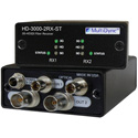 Multidyne HD-3000-2RX-ST Dual 1 Way Multi-rate Serial Digital Video Receiver - Two Fibers