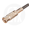 Photo of Gigatronix HD Micro BNC Straight Crimp Plug - Nickel Plated for Gigatronix UHD75-M59/M59XF and Belden 4855R Cables
