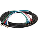Laird Canare V5-4CFB RG59 4-Channel - Quad 3G-SDI BNC Video Snake Cable - 3 Foot