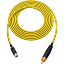 Photo of Laird Belden 1505A RCA M to F Extension Cable For Audio or HD Video - 10 Foot Yellow