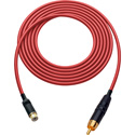 Photo of Laird HDAV-EXT-18IN-RD Belden 1505A RCA M to F Extension Cable For Audio or HD Video - 18 Inch Red