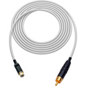 Photo of Laird HDAV-EXT-18IN-WE Belden 1505A RCA M to F Extension Cable For Audio or HD Video - 18 Inch White