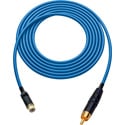 Photo of Laird Belden 1505A RCA M to F Extension Cable For Audio or HD Video - 4 Foot Blue