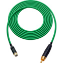 Photo of Laird HDAV-EXT Belden 1505A RCA M to F Extension Cable For Audio or HD Video - 6 Foot Green