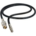 Laird HDBNC1505-BF01 Belden 1505A RG59 HD-BNC Male to BNC Female 6G-SDI Cable - 1 Foot