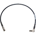 Laird HDBNC4855-RA-01 Belden 4855R Right Angle HD-BNC to HD-BNC Male 4K 12G-SDI Video Patch Cable - 1 Foot