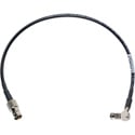 Laird HDBRA4855-BF-01 Belden 4855R Right Angle HD-BNC to Standard BNC Female 4K 12G-HD-SDI Video Patch Cable- 1 Foot
