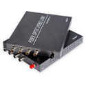 HDnP HD4V(T/Rx) 4-Channel 3G/HD-SDI Video Over Fiber Optic Converter Set