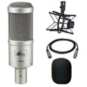 Photo of Heil PR40 Mic with PRSM-B Shock Mount and Windscreen and 15ft Mic Cable