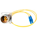 Photo of Camplex LEMO EDW to Duplex LC 900 micron Internal Fiber Optic Breakout Cable - 12 Inch