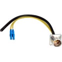 Photo of Camplex LEMO EDW to Duplex LC & Blunt Lead Power Fiber Breakout Cable - 24 Inch