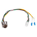 Photo of Camplex LEMO EDW to Duplex LC & 6-Pin RG MATE-N-LOCK Power Fiber Breakout Cable - 18 Inch