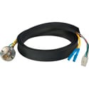 Camplex Canare Hybrid Fiber Optic Receptacle SMPTE/ARIB Cable with LC Connectors - Female - 1 Foot