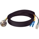 Photo of Camplex HF-FCS03A-FR-LC Canare Hybrid Fiber Optic Receptacle SMPTE/ARIB Cable with LC Connectors - Female - 3 Foot