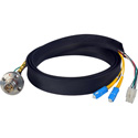 Photo of Camplex HF-FCS03A-FR-SC Canare Hybrid Fiber Optic Receptacle SMPTE/ARIB Cable with SC Connectors - Female - 3 Foot