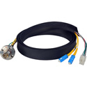 Photo of Camplex HF-FCS06A-FR-SC Canare Hybrid Fiber Optic Receptacle SMPTE Breakout Cable with SC Connectors - Female - 6 Foot