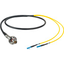 Camplex HF-FMWLC-BO-006 LEMO FMW to Duplex LC In-Line Fiber Optic Breakout Cable - 6 Foot