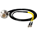 Photo of Camplex HF-FMWST-BO-006 LEMO FMW to Dual ST In-Line Fiber Optic Breakout Cable - 6 Foot