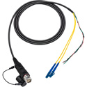 Photo of Camplex LEMO FUW to Duplex LC & Blunt Lead In-Line Fiber Breakout - 6 Foot