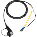Photo of Camplex LEMO FUW to Dual ST & Blunt Lead In-Line Fiber Breakout - 6 Foot