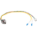 Photo of Camplex LEMO FXW to Duplex LC & 6-Pin AMP MATE-N-LOCK Power Fiber Breakout Cable - 24 Inch