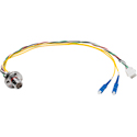 Photo of Camplex LEMO FXW to Dual SC & 6-Pin AMP MATE-N-LOCK Power Fiber Breakout Cable - 24 Inch