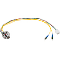 Photo of Camplex LEMO FXW to Dual ST & 6-Pin AMP MATE-N-LOCK Power Fiber Breakout Cable - 24 Inch