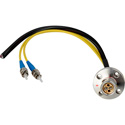 Photo of Camplex HF-FXWBP4ST-06IN LEMO FXW to Dual ST & Blunt Lead Power Fiber Breakout Cable - 6 Inch