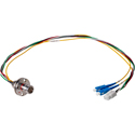 Photo of Camplex LEMO FXW to Dual SC & 6-Pin RG MATE-N-LOCK Power Fiber Breakout Cable - 24 Inch