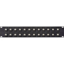 Photo of Camplex 24-Port LC Duplex Single Mode Feed-Thru Panel