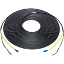 Camplex SMPTE Cable with Duplex LC Fiber and Blunt Power Leads - 100 Foot