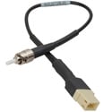 Camplex LC Female to ST Male OM3 Multimode Fiber Tactical Adapter Cable- 8 Inch
