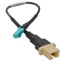 Photo of Camplex HF-M3-SCF-LCM SC Female to LC Male OM3 Multimode Fiber Tactical Adapter Cable- 8 Inch