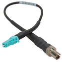 Photo of Camplex HF-M3-STF-LCM ST Female to LC Male OM3 Multimode Fiber Tactical Adapter Cable- 8 Inch